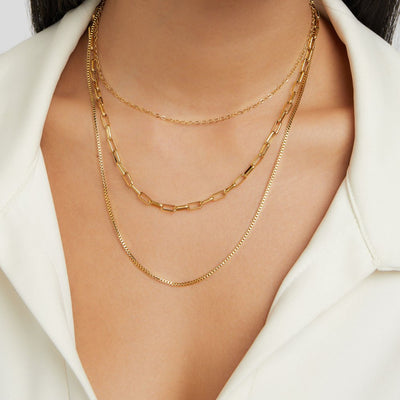 Myla 18k Gold Layered Necklace