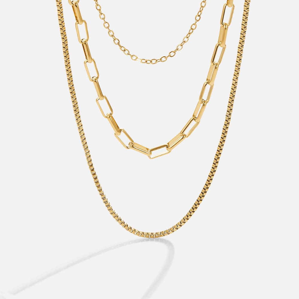 Myla 18k Gold Layered Necklace