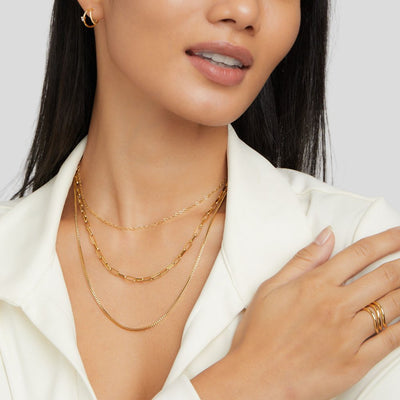 Myla 18k Gold Layered Necklace
