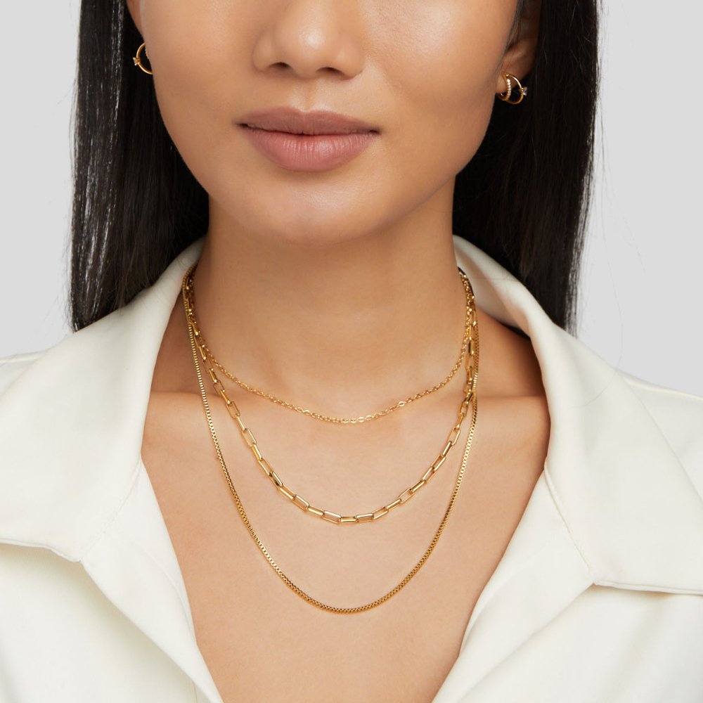 Myla 18k Gold Layered Necklace
