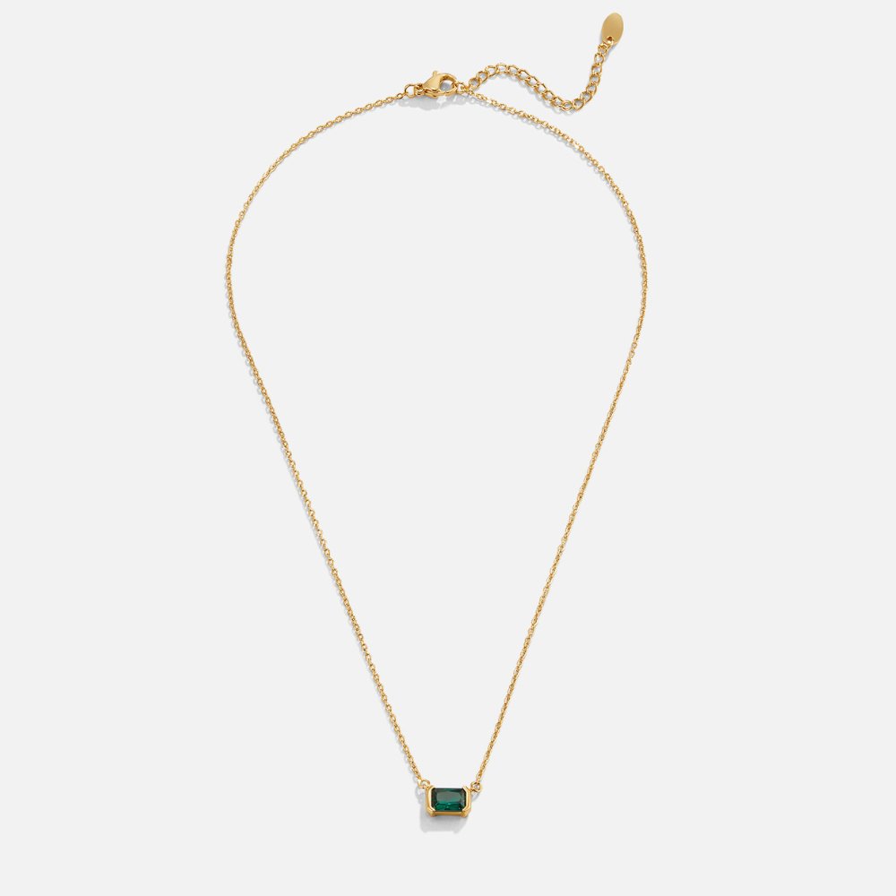 Charlee | Moni Emerald Green Necklace