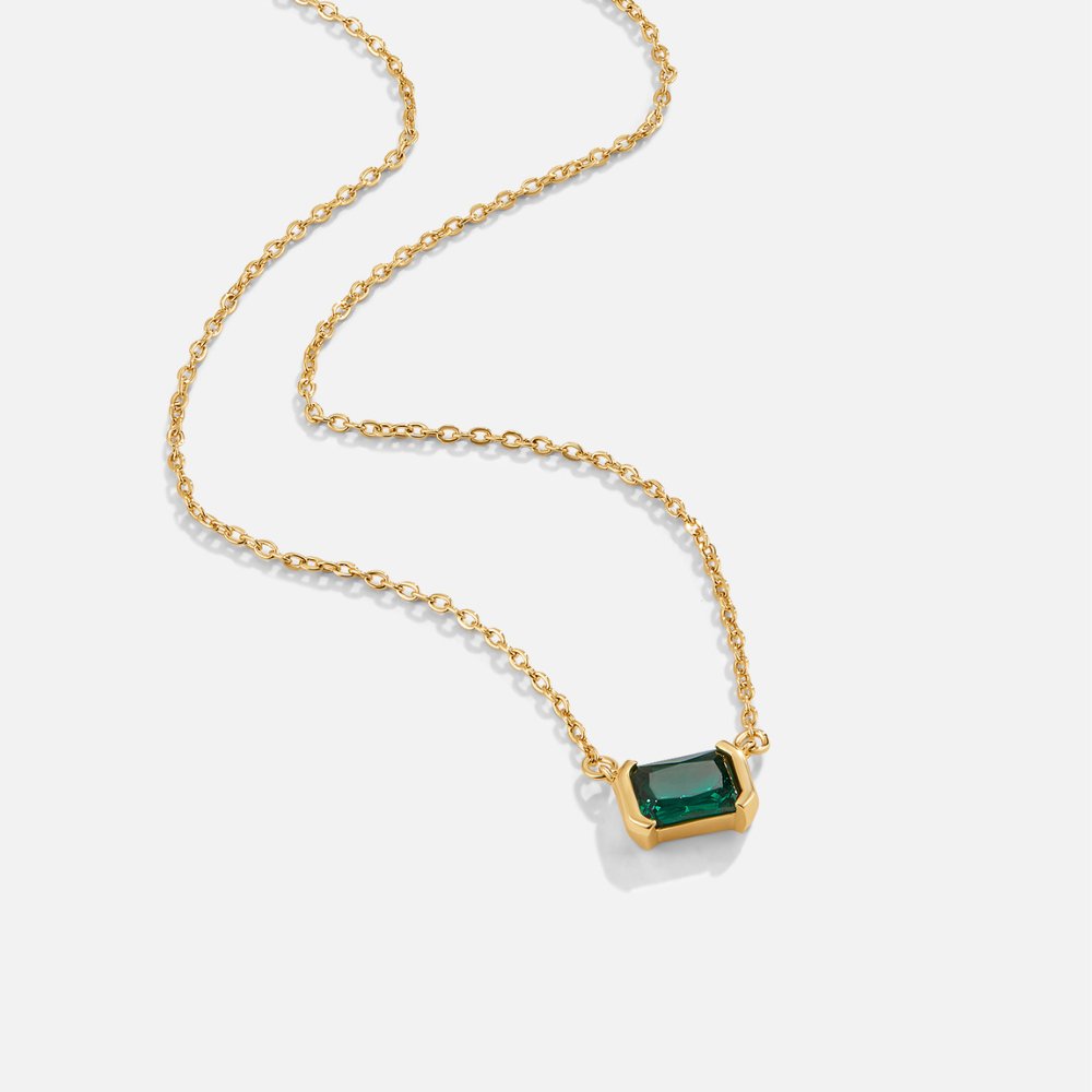 Charlee | Moni Emerald Green Necklace