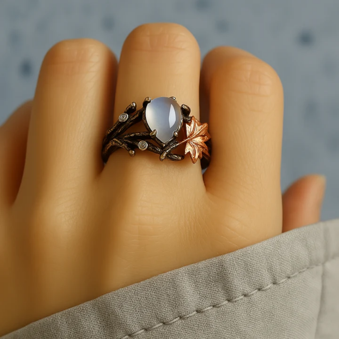Murphy | Moonstone Ring Inspired by Nature