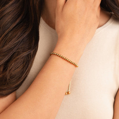 18k Gold Nila Beaded Bracelet