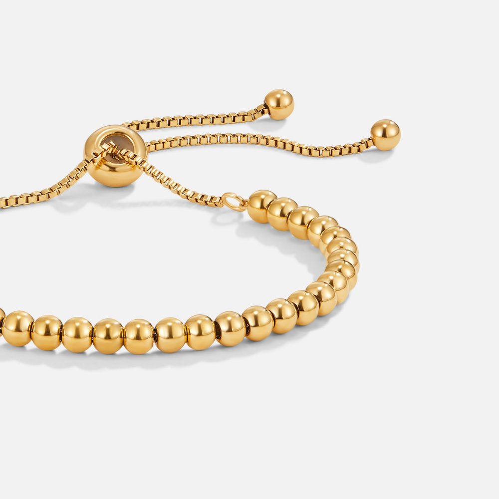 Nila Elegant 18k Gold Bracelet Adorned with Pearls