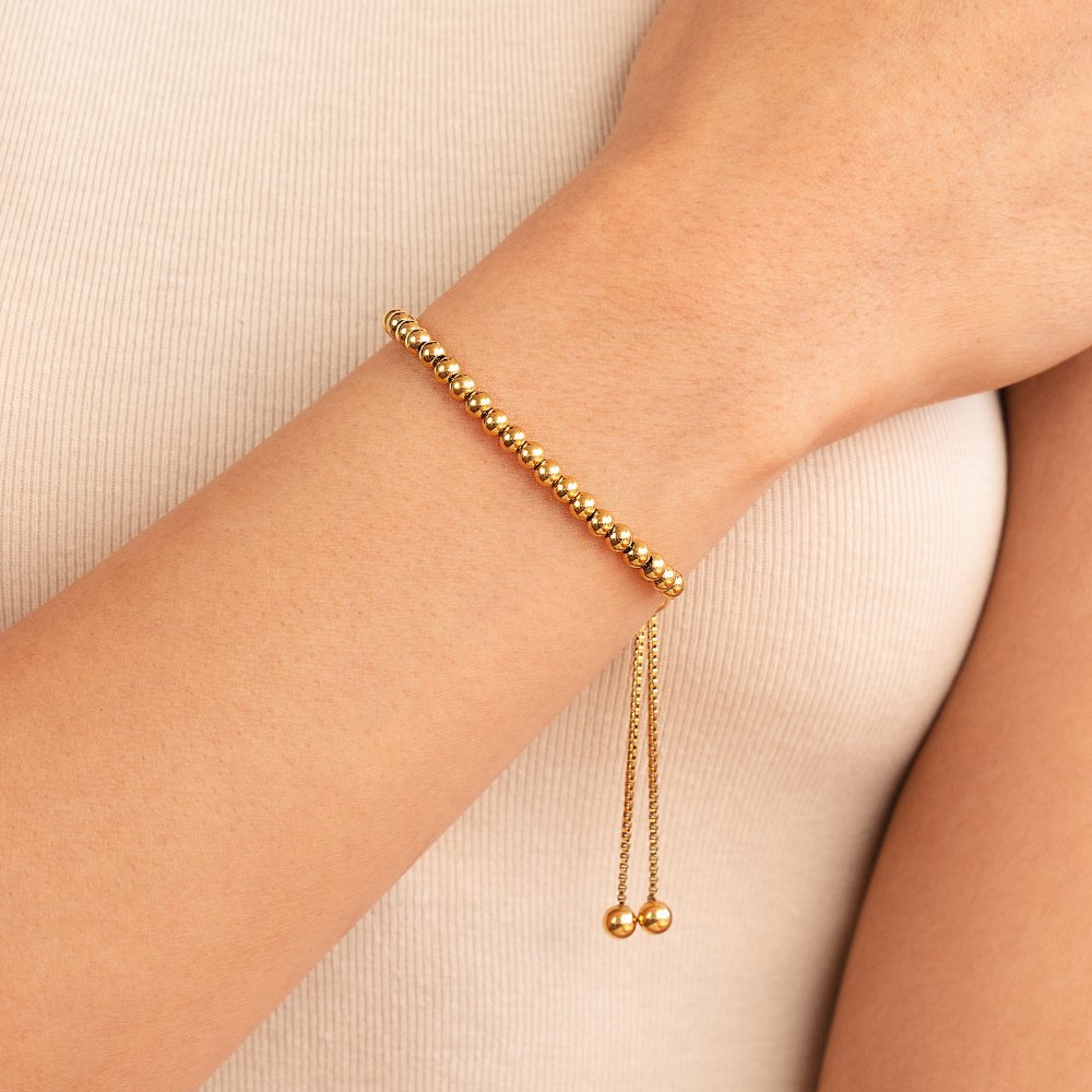18k Gold Nila Beaded Bracelet