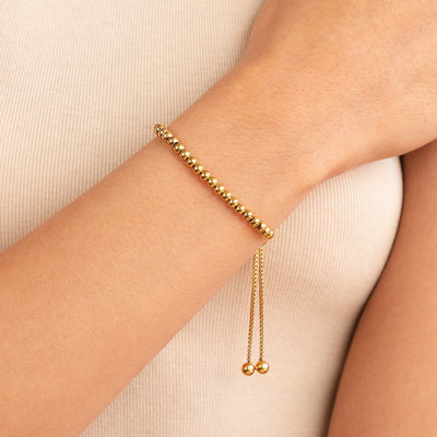 18k Gold Nila Beaded Bracelet