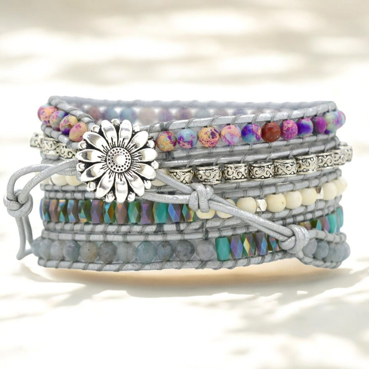 Violet | Ocean Shield Wrap Bracelet