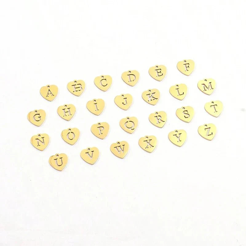 Personalized Initial Choker Necklace with Heart Paperclip Design