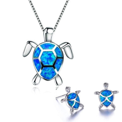 Opal Sea Turtle Jewelry Collection