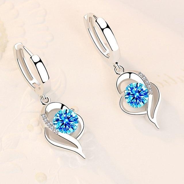 Gleam™ Silver Zirconia Stud Earrings