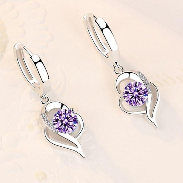 Gleam™ Silver Zirconia Stud Earrings
