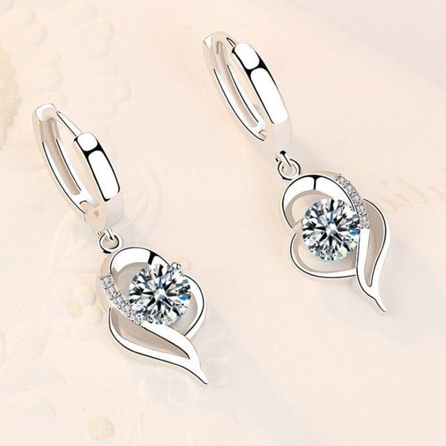 Gleam™ Silver Zirconia Stud Earrings
