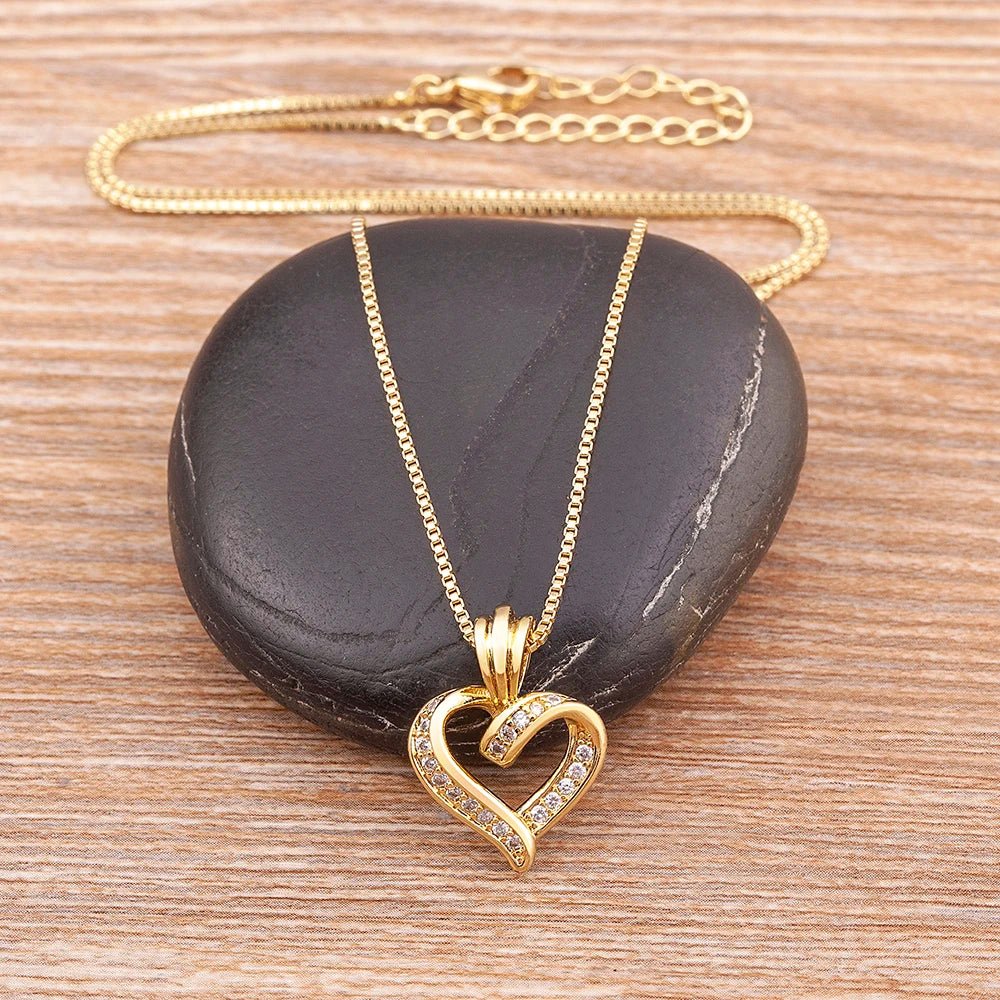 Heart-Shaped Diamond Pendant Necklace for a Romantic Touch