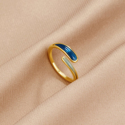 Aurelia Safira Blue Wrap Ring