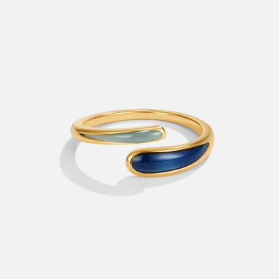 Aurelia Safira Blue Wrap Ring