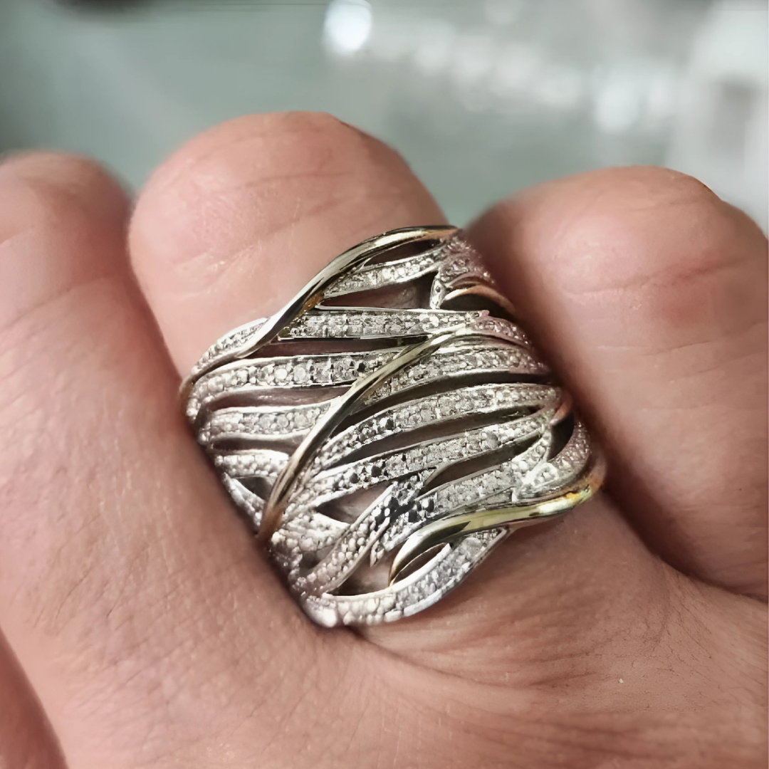 Chic Multi-Layer Twisted Ring
