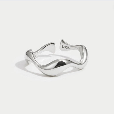 Hope | Waves - Sleek Minimalist Ring
