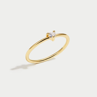 Samara | Heart-Shaped Crystal Love Ring