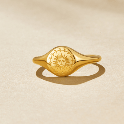 Catherine | Gold Ring for the Summer Solstice