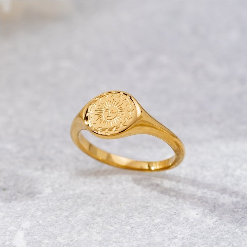 Catherine | Gold Ring for the Summer Solstice