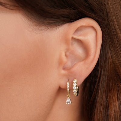 Dream | Luxurious Gold Crystal Earrings