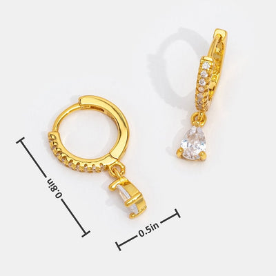 Dream | Luxurious Gold Crystal Earrings