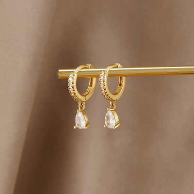 Dream | Luxurious Gold Crystal Earrings